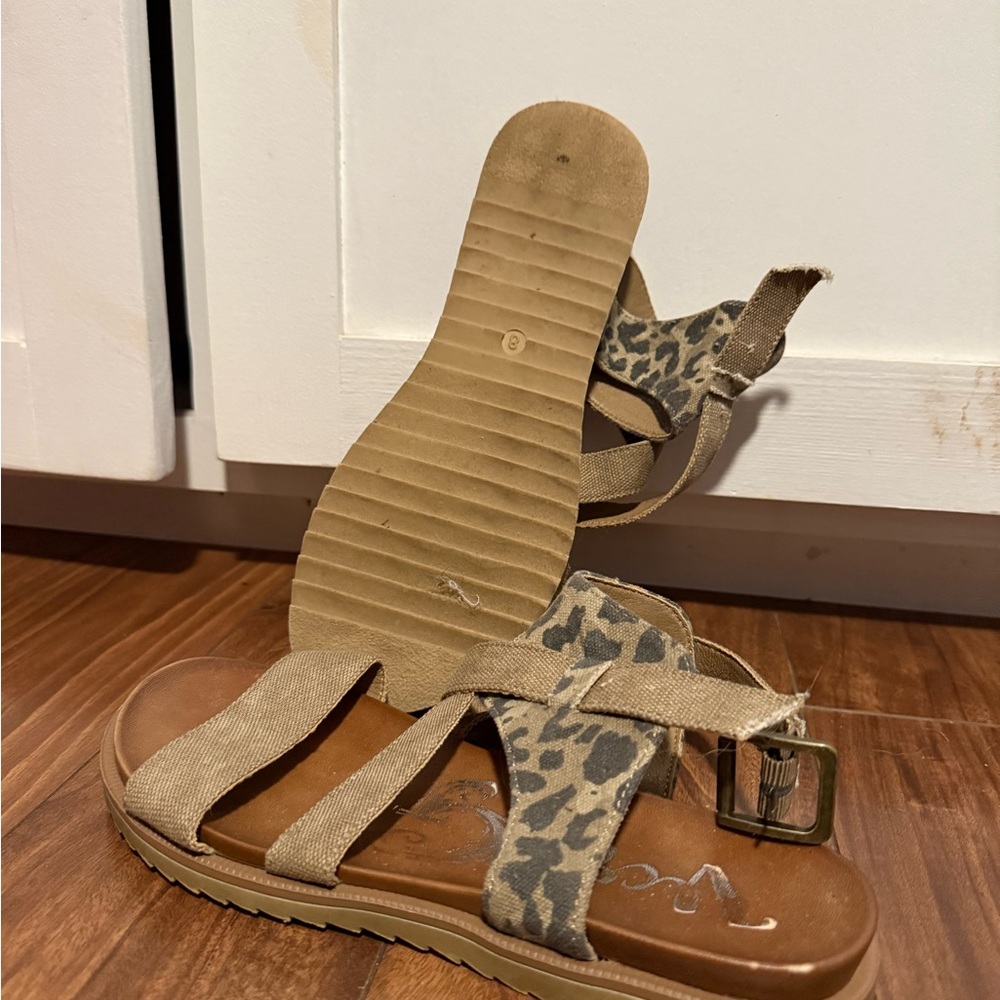 Leopard Print Sandals